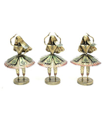 doll  Human Figurine Set Of 3 table decor