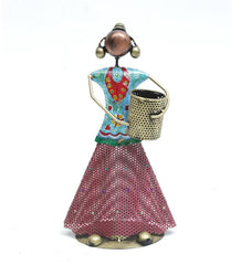 Doll with Basket  table decor