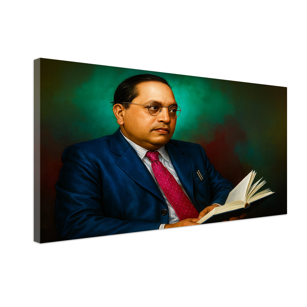 Dr. B.R. Ambedkar (Baba Sahbab) canvas wall art - Buy Wall Painting| Size 2x4 Feet