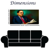 Dr. B.R. Ambedkar (Baba Sahbab) canvas wall art - Buy Wall Painting| Size 2x4 Feet