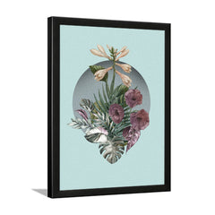 Beautiful Botanical Floral Framed Wall Art Painting