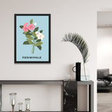 Aesthetic Modern Floral Art Wall Paintings with Frame
