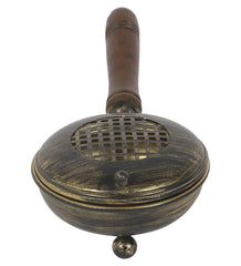 Metal Lobaan With Long Wooden Handle