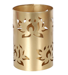 Lotus Etching Votive Tealight Holder Set of 3