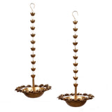 Hanging Rose Urli Set of 2