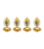 Gren & Gold Peacock Urli With Tealight Holder Set of 5