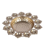 Gold Metal Dia Tealight Urli Set of 3
