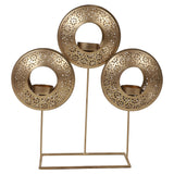 Table Round Etching Tealight Holder