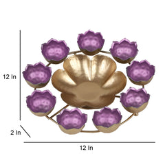 Purple & Gold Taj Urli