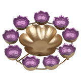 Purple & Gold Taj Urli