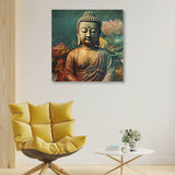 Gautam Buddha Canvas Painting for Home, Bedroom & Living Room