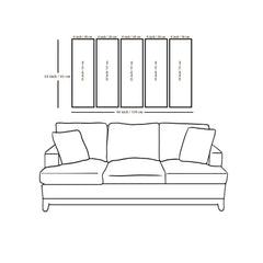 Statue of Liberty Split Wall Art Set of 5