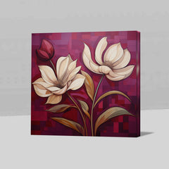 Feminine Touch Elegant Flower Wall Art