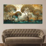 Abstract Mountain Landscape Artistic Canvas Wall Painting