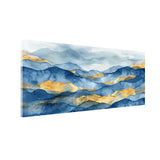 Golden Mist Abstract Canvas – Luxury Wall Decor | Size 2x4 Feet