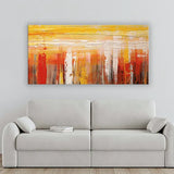 Abstract Textured Layers Wall Painting | Size 2x4 Feet
