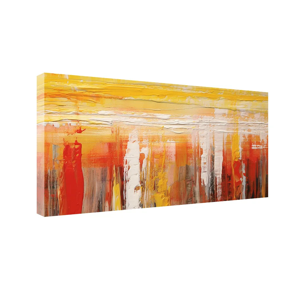 Abstract Textured Layers Wall Painting | Size 2x4 Feet