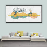 Dreamland Deer Scene | Fantasy Nature Canvas Painting