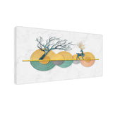 Dreamland Deer Scene | Fantasy Nature Canvas Painting