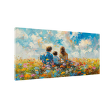 Family Wall Art Canvas – Togetherness & Love | Size 2x4 Feet