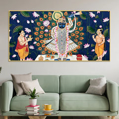 Beautiful Pichwai Art of Shrinath ji Wall Painting