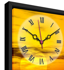Ship In A Sea Printed Analog MDF Modern Wall Clock