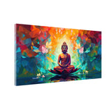 Divine Peace Buddha Canvas Painting With Frame