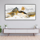 Forest Edge Deer | Minimal Landscape Wall Art