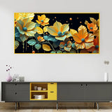 Pastel Floral Abstract Canvas Painting | Elegant Home Wall Art