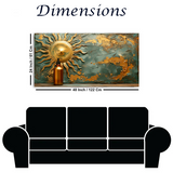cosmetic-bottle-with-luxurious-art-nouveau-inspired-sun-relief-background| Size 2x4 Feet