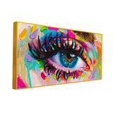 Beautiful Colorful Eyes Modern Art Canvas Printed Painting