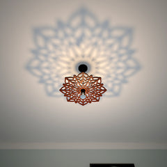 Flower Ceiling Shadow Light