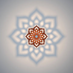 The Wide Floral Art Ceiling Shadow Light