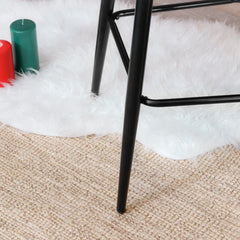 Luxurious Comfy Pink Velvet Counter Bar Chair / Long Chair