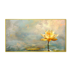 Beautiful Yellow Flower Canvas Wall Paintings for Home and Office Decoration