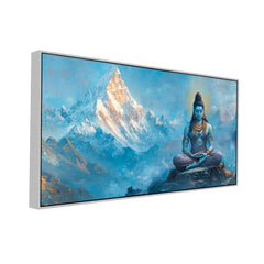 Lord Shiva Religious Canvas Wall Painting for Home and Office Décor