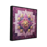 Spiritual Geometric Mandala Canvas Wall Painting for Meditation, Home, or Yoga Room