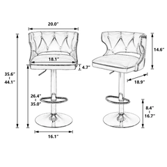 Tan Verona Bar Stool