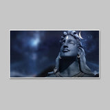 Lord Shiva with Moon on the Head Wall Painting