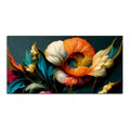 Graceful Bloom Floral Canvas Wall Art Painting Size 4x2 feet