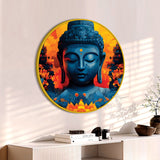 Elegant Round Gautam Buddha Painting