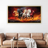 Running Horses Vastu canvas Painting for home, office, hotel etc.