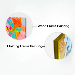 Vivid Nature Dance Butterfly Flying Colorful Patterns Canvas Wall Paintings