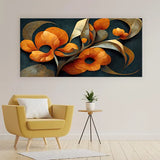 Modern Floral Vector Art | Abstract Botanical Canvas Decor