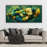 Bloom Harmony Abstract Art | Floral Canvas Wall Decor