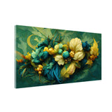 Bloom Harmony Abstract Art | Floral Canvas Wall Decor