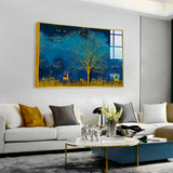 Beautiful Deer in Moon Light Acrylic Wall Paintings & Arts