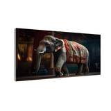 Indian-elephant-colorful Canvas Wall Art – Painting Size:H x W, 2x4 Feet