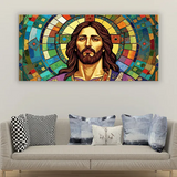 Serene Jesus Portrait – Sacred Christian Art in Soft Divine Light
