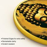Luxury Gautam Buddha Round Wall Painting